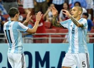 Argentina de Sampaoli goleia Cingapura por 6 a 0 em amistoso