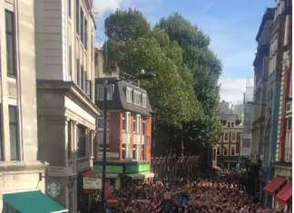20 mil torcedores alemães lotam as ruas de Londres antes de partida