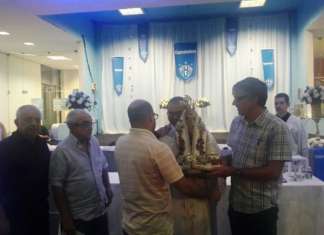 Com presença de ex-presidente, Virgem de Nazaré visita sede do Paysandu