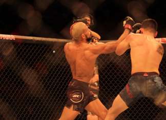 Deiveson golpeia no primeiro combate do UFC Belém