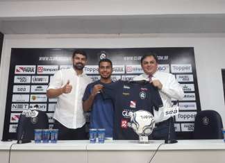 Novo reforço do Remo, meia Dudu Pacheco é apresentado no Baenão