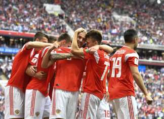 Rússia encerra jejum e abre Copa com goleada sobre a Arábia Saudita