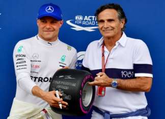 Primeira pole na temporada é motivo de comemoração para Bottas