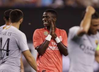 Real Madrid relaciona Vinícius Jr e Courtois para Supercopa Europeia