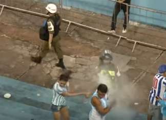 Objeto em súmula e confusão com spray de pimenta marcam jogo do Papão na Curuzu