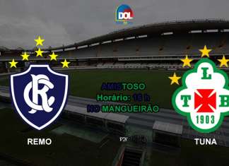 Remo X Tuna jogam partida amistosa no Mangueirão