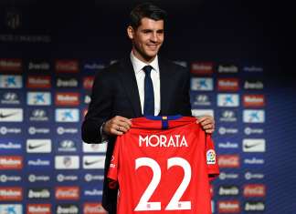 Atacante Morata se diz orgulhoso por estar no Atlético de Madrid