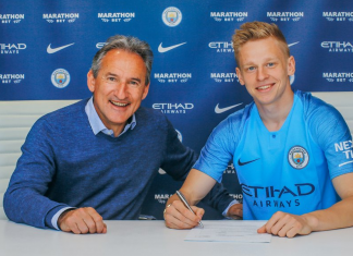 Manchester City renova contrato do lateral Zinchenko até 2024