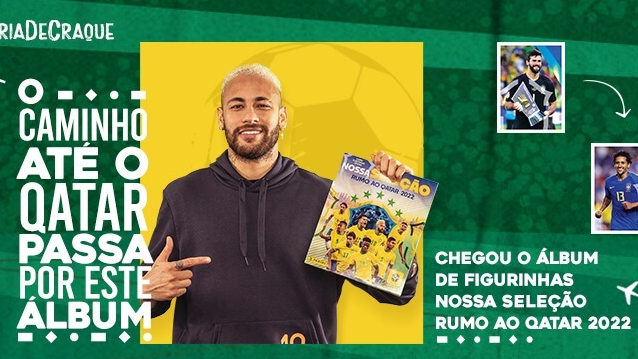 Álbum de figurinhas da Copa do Catar será lançado amanhã