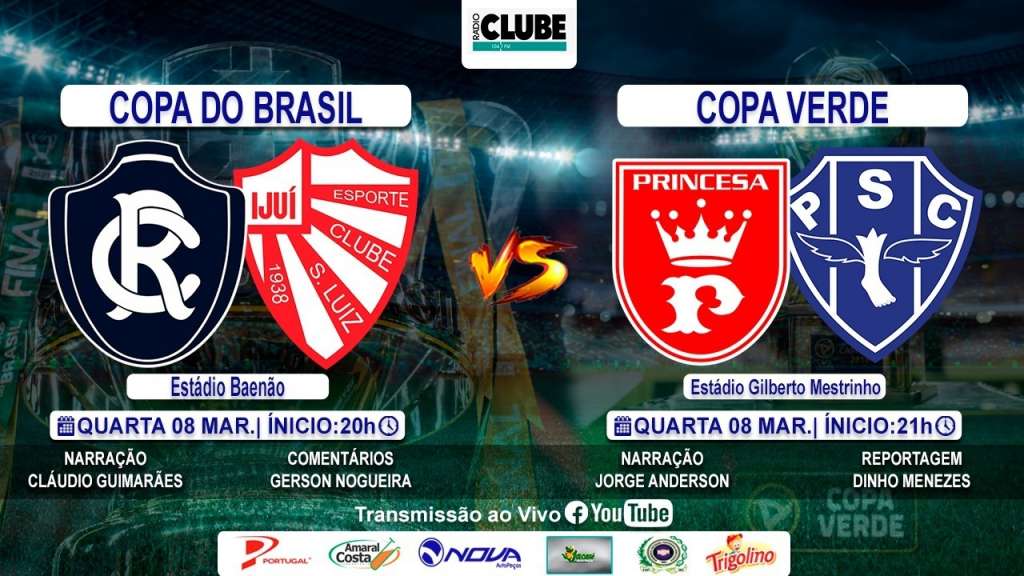 Tem jogo no DOL! Ouça Paysandu X Pouso Alegre-MG - Rádio Clube do Pará