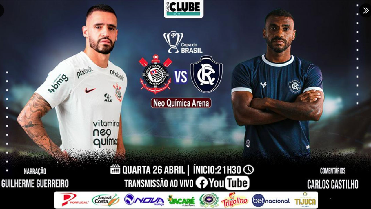 REMO X CORINTHIANS AO VIVO - COPA DO BRASIL 2023 AO VIVO 