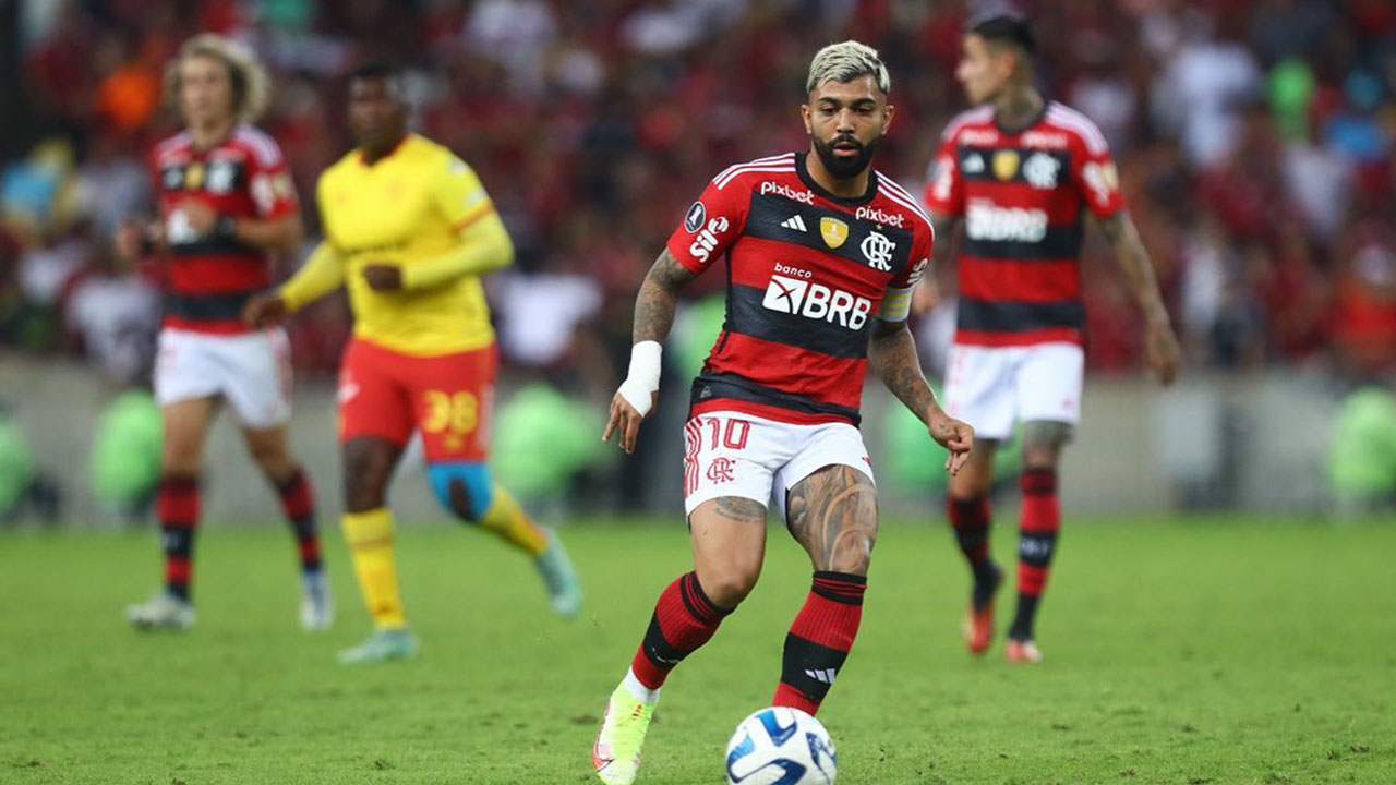 Gabigol joga hoje? Os desfalques do Flamengo contra o Athletico-PR