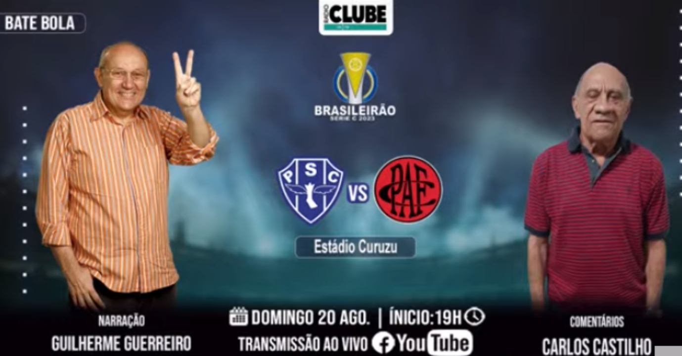 Tem jogo no DOL! Ouça Paysandu X Pouso Alegre-MG - Rádio Clube do Pará