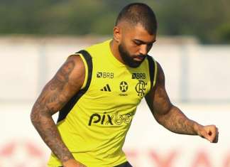Gabigol treina e pode jogar pelo Flamengo no Carioca 2024