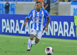 Atacante comemora 1º gol após agarra chance no Paysandu