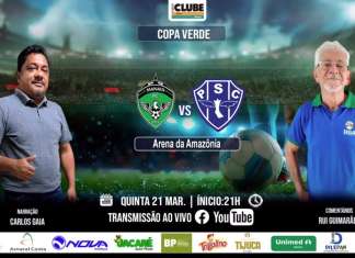 Tem Jogo no DOL e na Clube: ouça Manaus x Paysandu