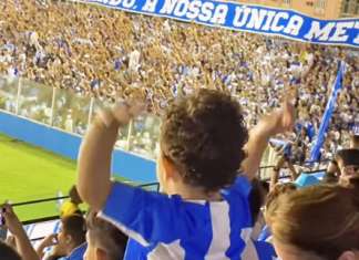 Vídeo: mini torcedor do Paysandu dá show de bancada na final