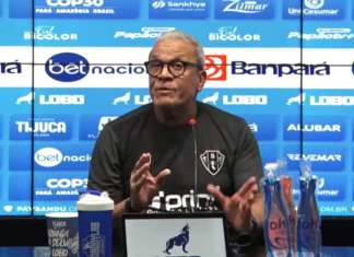 Apesar do empate, Hélio dos Anjos vê evolução no Paysandu