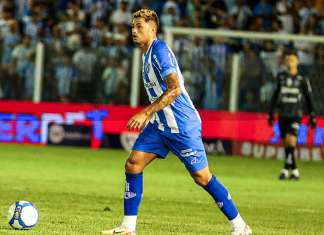Val Soares comemora 1º gol pelo Paysandu: “realizado”