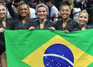 Brasil conquista o bronze com a ginástica por equipes
