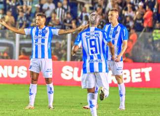 Val Soares revela emoção após novo golaço pelo Paysandu