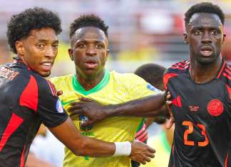 Copa América: Vini Jr. não joga contra o Uruguai nas quartas