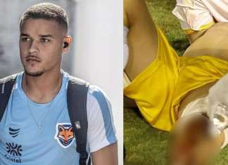 Goleiro baleado ficará 4 meses sem jogar e ameaça policial