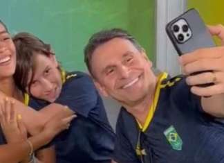 Filho de Murilo Rosa chora de emoção ao conhecer Rayssa Leal