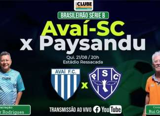 Tem Jogo no DOL! Ouça Avaí X Paysandu
