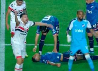 Zagueiro do Nacional-URU na UTI: motivo do desmaio divulgado