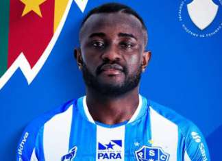 Paysandu oficializa a contratação de atacante camaronês