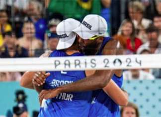 Vôlei de praia: Evandro e Arthur vencem e garantem vaga nas oitavas