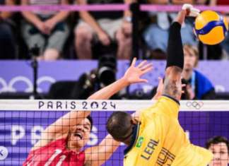 Brasil perde e se despede do vôlei masculino em Paris