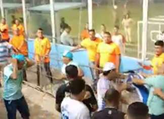 Vídeo: torcedores e jogadores brigam em derrota do Paysandu