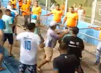 Paysandu pode perder mando após brigas e objetos no gramado