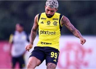 Gabigol viaja, mas será banco do Flamengo contra o Peñarol