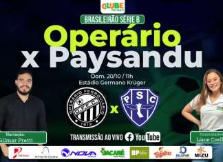 Tem Jogo no DOL e na Clube: ouça Operário-PR x Paysandu