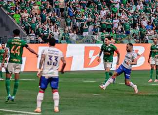 Palmeiras tropeça e empata com o Fortaleza em casa