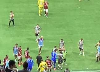 Pancadaria toma conta da final da Copa do Brasil 2024