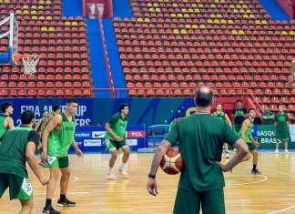 Seleção de Basquete faz 2º dia de treino no Mangueirinho