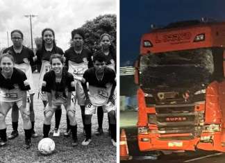 Atletas morrem após colisão entre micro-ônibus e carreta