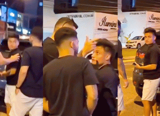 Vídeo: Esli é flagrado em balada por torcedores do Goiás