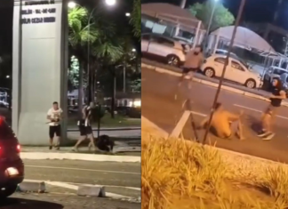 Torcidas de Flamengo e Botafogo brigam perto do aeroporto, em Belém