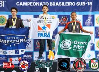 Paraense de 13 anos faz história no Brasileiro de Wrestling Sub-15