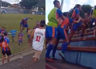 Duque de Caxias é rebaixado e jogadores brigam com torcedores