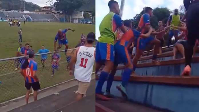 Duque de Caxias é rebaixado e jogadores brigam com torcedores