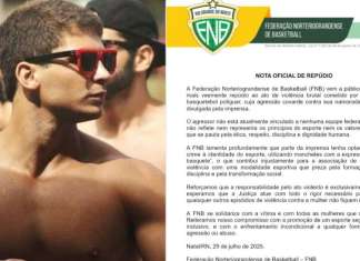 Federação de Basquete repudia agressão ocorrida em Natal-RN