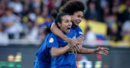 Marta decide e Brasil conquista a nona Copa América nos pênaltis