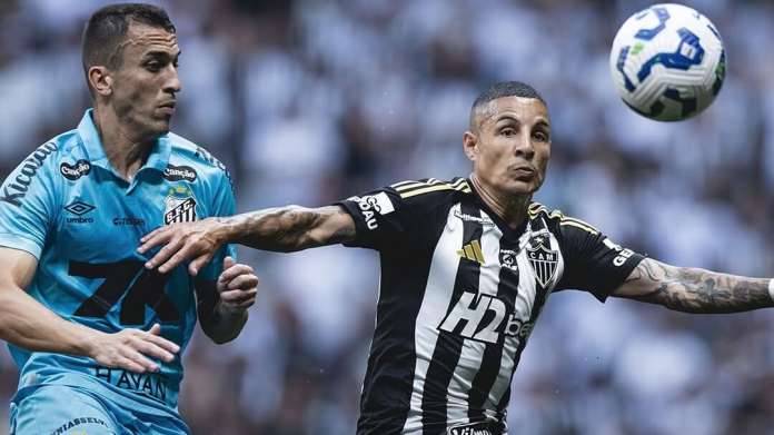 Atlético-MG e Santos ficam no 1x1 na Arena MRV