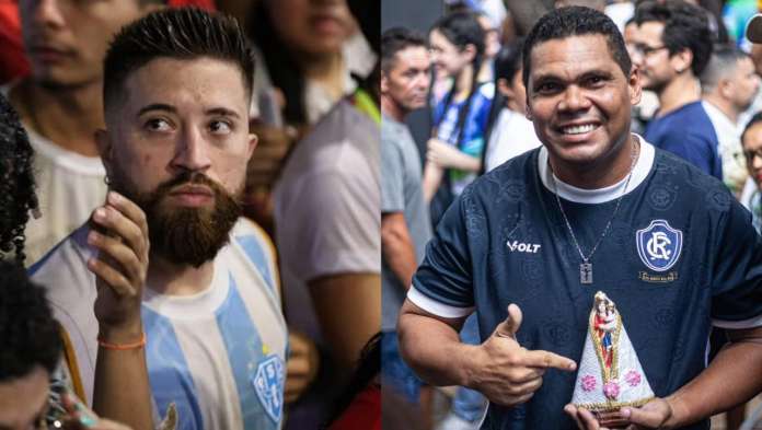 Torcedores de Remo e Paysandu pedem ajuda à Virgem de Nazaré